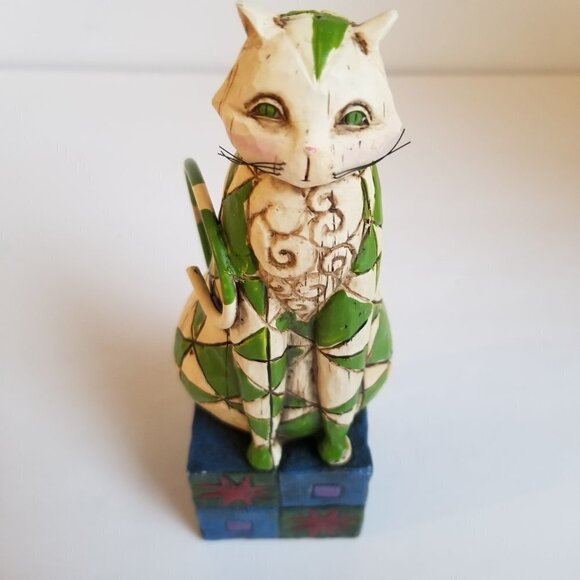 Jim Shore Heartwood Creek "Felicity" Cat Figure 114423T 2003 Retired Vintage - Picture 2 of 9